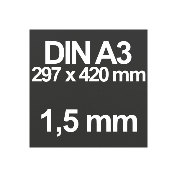 DIN A3 Schwarz - 1,5 mm