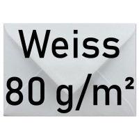 Weiss - C6 - 80g/m²