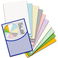 DIN A4 Karten Bogen Planobogen 240 g/m&sup2; FarbenFroh