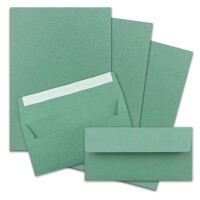 Briefpapier-SET - DIN A4 Papierbogen mit Umschlag DL -...