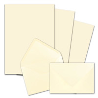 Briefpapier-SET - Papierbogen DIN A4 mit Umschlag C6 -...