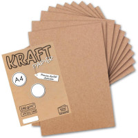 Vintage Kraftpapier - DIN A4 21 x 29,7 cm - 210 x 297 mm...