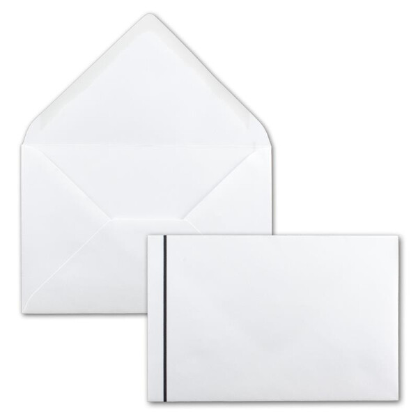 DIN C6 Mit Trauerbalken