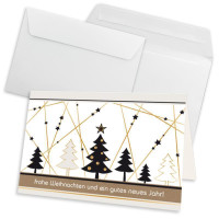 Weihnachtskarten DIN A6 mit Brief-Umschl&auml;gen DIN C6-...