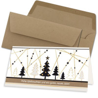 Weihnachtskarten DIN A6 mit Brief-Umschl&auml;gen DIN...