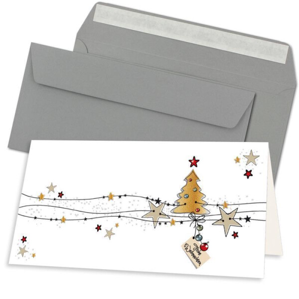 Weihnachtskarte - Graphit