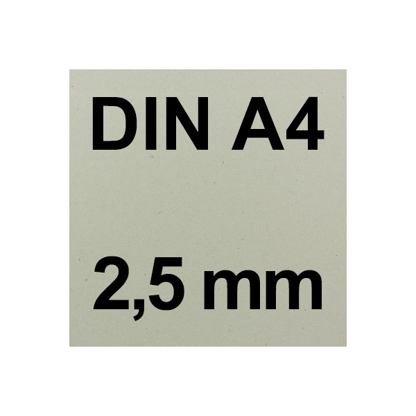 DIN A4 - 2,5 mm