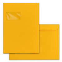 FarbenFroh DIN C4 Briefumschlag 229 x 324 mm mit Fenster,...