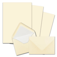 Briefpapier-SET - Papierbogen DIN A4 mit Umschlag C6...