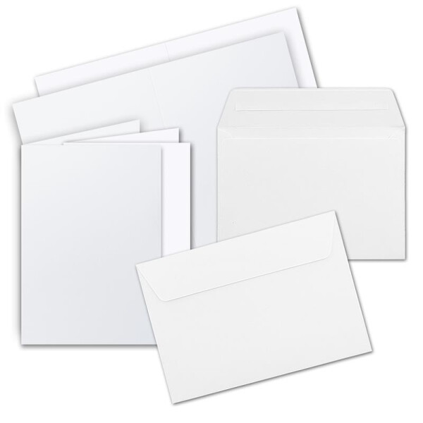 Belle Vous Braune Kraftpapier Blanko Karten Mit Umschlag (50 Stk) - 17