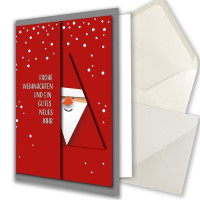 XL Weihnachtskarten DIN A5 mit Brief-Umschl&auml;gen DIN...