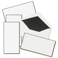 Einzelkarten Set mit Umschlag mit Spitzklappe