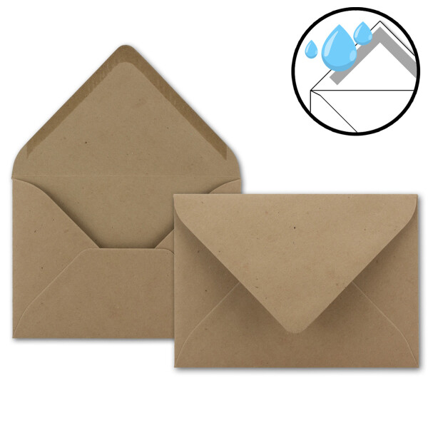 Kraftpapier Braun-Nassklebung