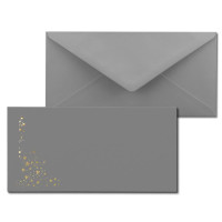 Umschlag Grau  -  Sterne Gold