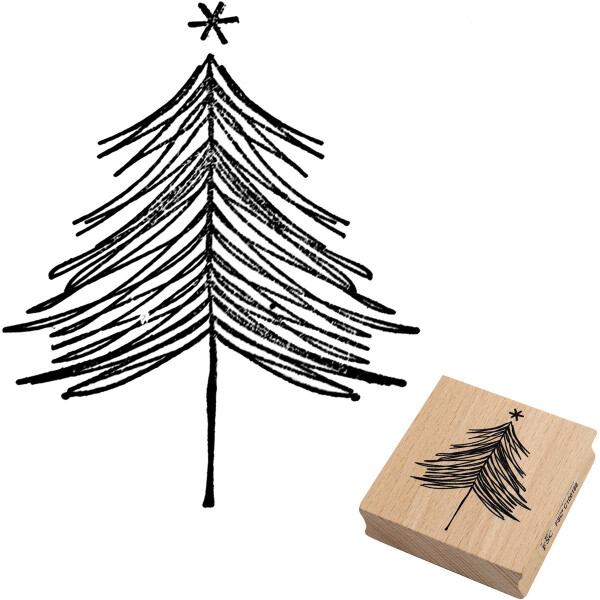 Stempel "Tannenbaum modern"
