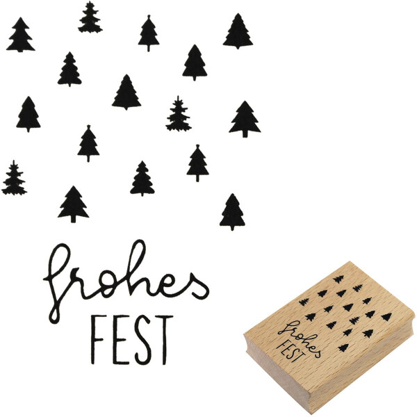 Stempel "Frohes Fest"