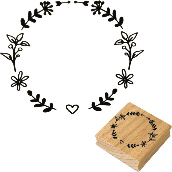 Stempel "Blumenkranz groß"