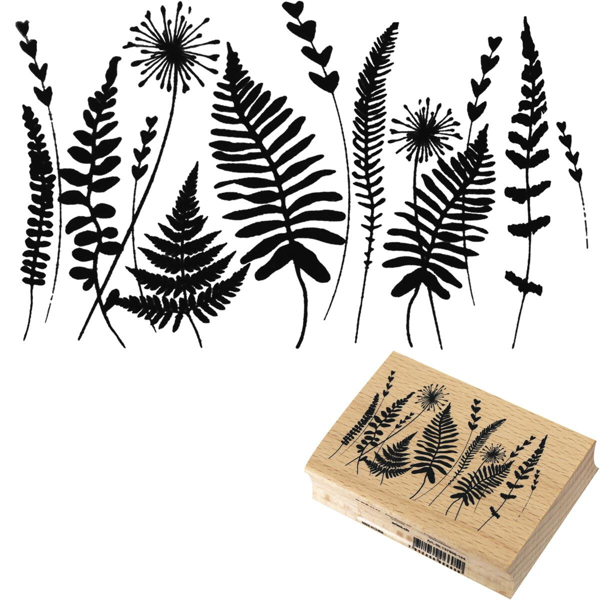 Artoz Stempel Holzstempel „Good Luck“ 50 x 30 mm Motivstempel