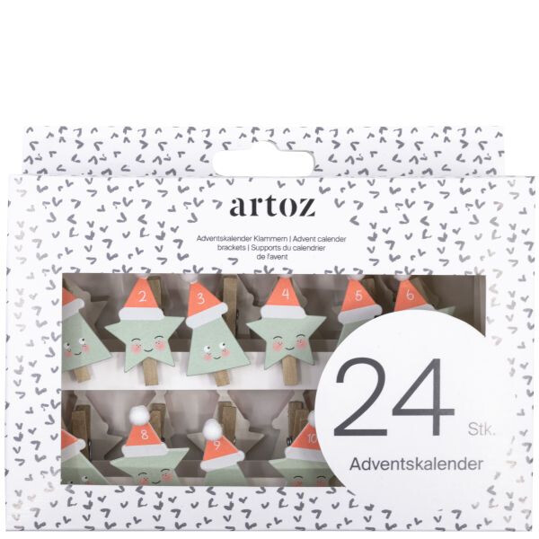Adventskalender Klammern
