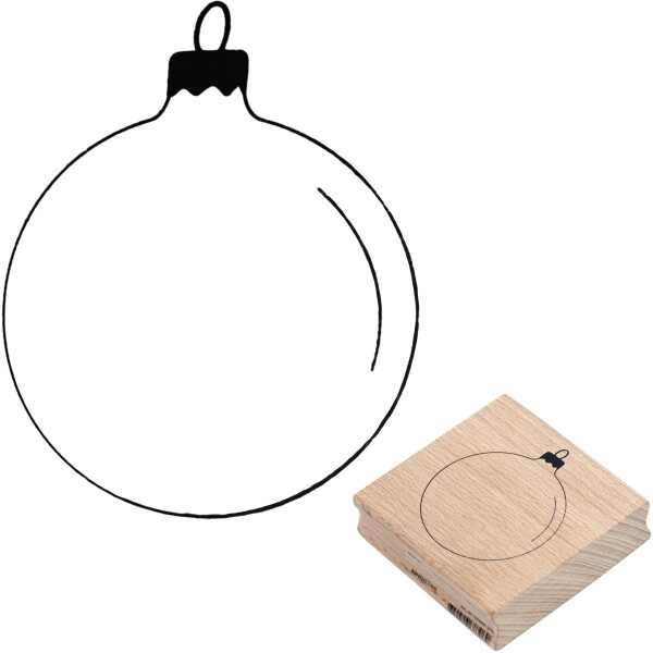 Stempel "Weihnachtskugel groß"
