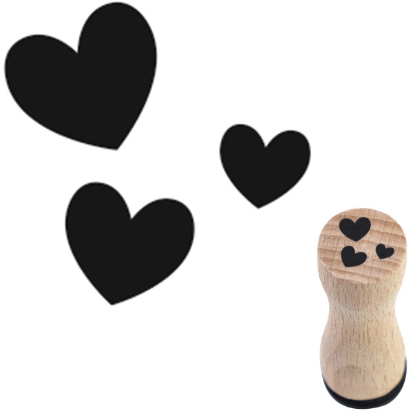 Stempel "Kleine Herzen"