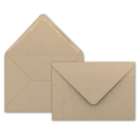 DIN B6 Briefumschlag - Nassklebung - 17,5 x 12,5 cm - 80...