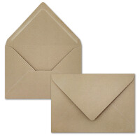 DIN B6 Briefumschlag - Nassklebung - 17,5 x 12,5 cm - 120...