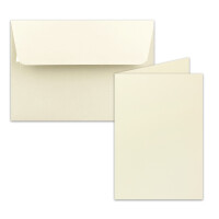 Neuser Papier Kartenset DIN B6 12  x 17 cm, Haftklebung